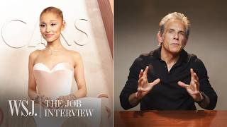 Why Ben Stiller Thinks Ariana Grande Is 'So Good Comedically' and More | The Job Interview
