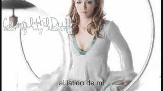 Hilary Duff - beat of my heart (español)