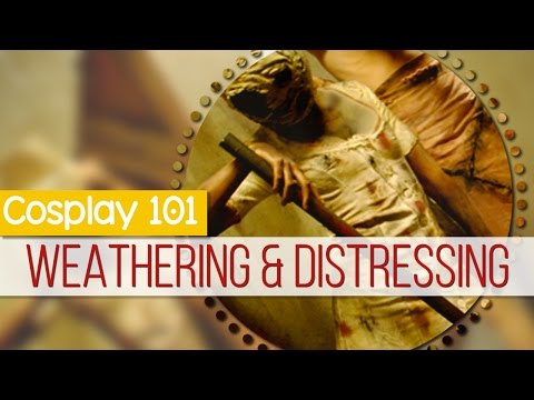 Cosplay 101: Weathering and Distressing Fabric || MangoSirene