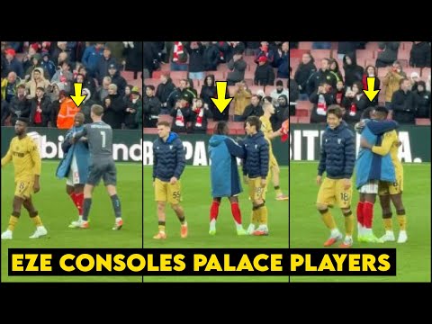 Eberechi Eze Spotted Showing Love & Respect to his Formal Crystal Palace Teammates 👏