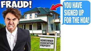 HOA President Forged My Signature & Claims My Property Is Part Of The HOA NOW!