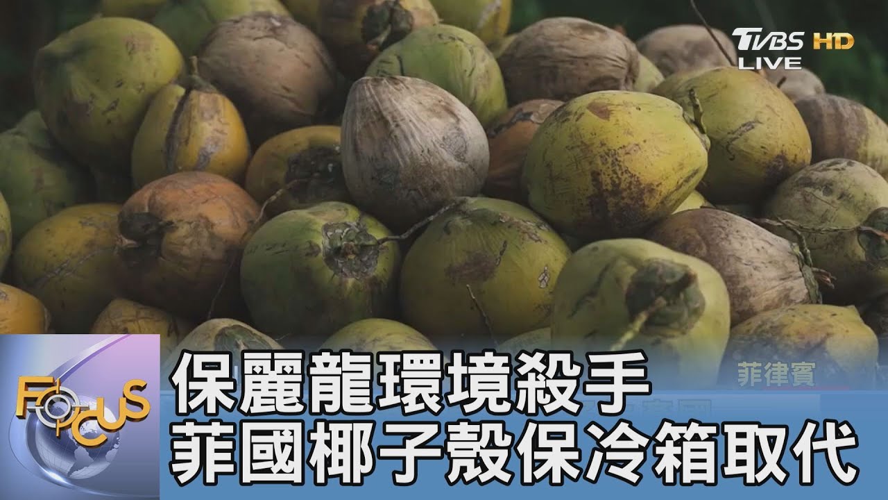 保麗龍環境殺手 菲國椰子殼保冷箱取代