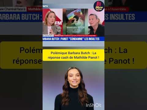 Polémique Barbara Butch : La réponse cash de Mathilde Panot !