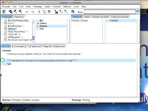 Tutorial: VisualWorks Basic Introduction - Namespaces