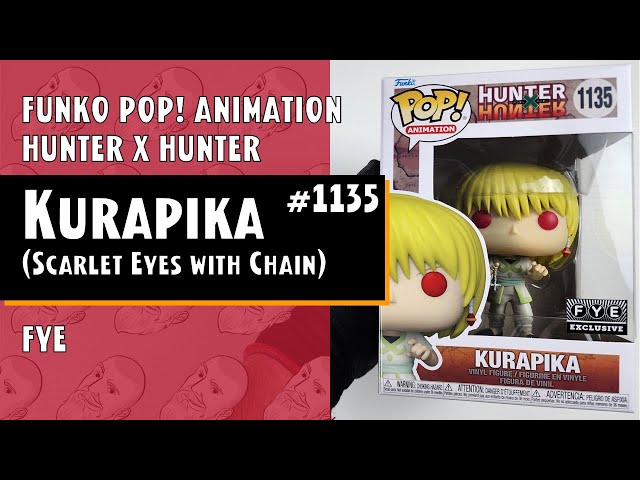 Vídeo relacionado con Funko Pop Hunter x Hunter Kurapika Scarlet Eyes with Chain FYE Exclusive Vinyl Figure