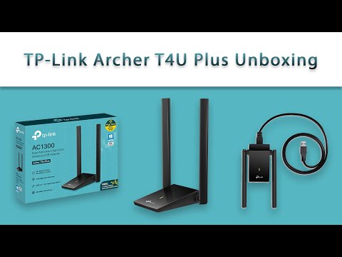 TP-LINK | Archer | 2×External | T4U Plus | 2.4GHz/5GHz | 400+867 Mbit/s video