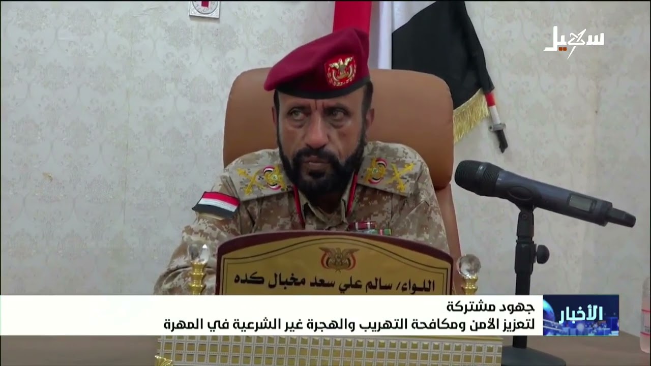 جهود مشتركة لتعزيز الأمن ومكافحة التهريب والهجرة غير الشرعية في المهرة