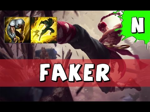 SKT T1 Faker as Lee Sin vs Trundle SUPPORT  -  S6 Challenger SoloQ - League of Legends