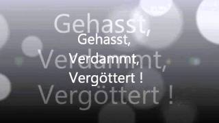 Böhse Onkelz - Gehasst Verdammt Vergöttert (lyrics)