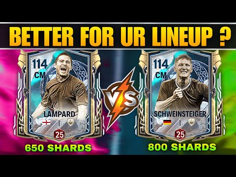 110 Schweinsteiger Vs 110 Lampard ⚡ Who Is Better CM In FC Mobile ❓