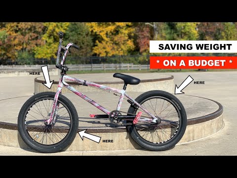 ** THE CHEAPEST WAY TO SAVE WEIGHT ON YOUR BMX BIKE! **