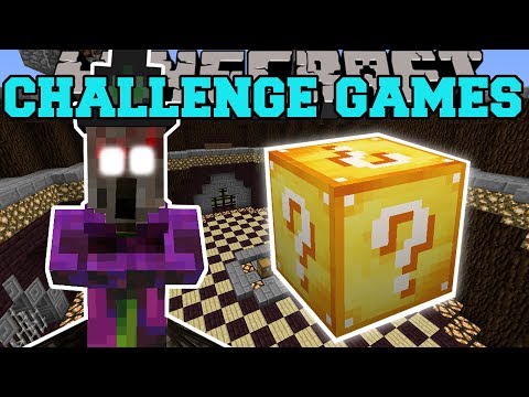 Minecraft: WITCH SPIDER CHALLENGE GAMES - Lucky Block Mod - Modded Mini-Game