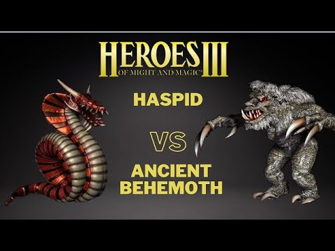 Heroes 3 - 9999 Haspid vs 9999 Ancient Behemoths