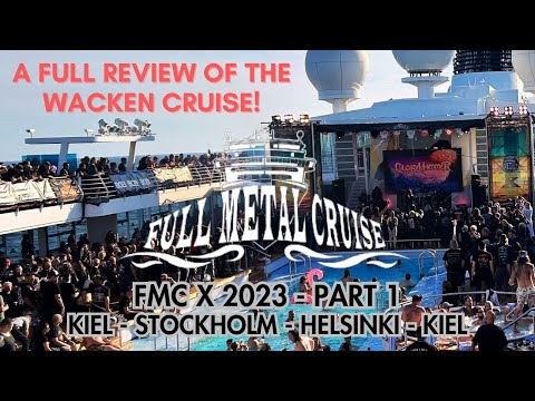 FULL METAL CRUISE X 2023 part 1 - Kiel - Stockholm - Helsinki | the WACKEN cruise | Mein Schiff 4