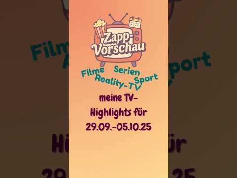 Zapp-Vorschau: Filmhits, Serienstarts & Spooktober-Tipps! 🎃👻✨ | kommende TV-Highlights