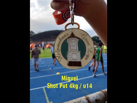 Shotput u14 Miguel