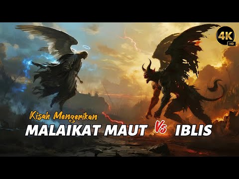 ᴴᴰ The Devil and the Angel of Death: A Tense Meeting of Fate. #darkhistory #aistorytelling