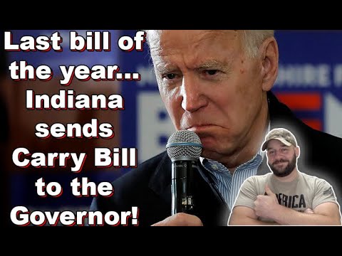 In last bill of the year... Indiana sends carry bill to Governor to sign into LAW! Thumbnail