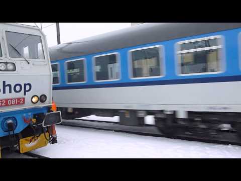 ČD 163.079 - Odjezd vlaku Os 6960 - Ústí nad Labem hl.n.