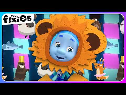 The Fixies Have a Costume Party | The Fixies | Educational Cartoons For Kids - Kingdom Kids Zone, Little Learners - The Fixies