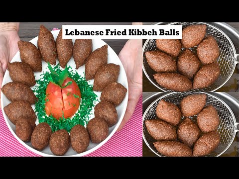 Lebanese Fried Kibbeh Balls/ |Hadias Lebanese Cuisine | Authentic recipe, learn all the secrets
