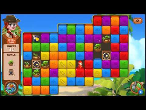 Lost Island Blast Adventure Level 940 - NO BOOSTERS 🏝️ | SKILLGAMING ✔️