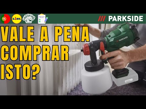 PISTOLA DE PINTURA A BATERIA Parkside PFSA 20-Li B2  PORTUGAL PORTUGUÊS LIDL