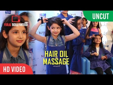Cute Harshaali Malhotra Hair Spa With Shivansh Kotia, Spandan Chaturvedi, Ruhanika Dhawan