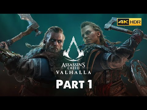 ASSASSIN'S CREED VALHALLA Walkthrough Gameplay Part 1 - PROLOGUE (FULL GAME) 4K HDR