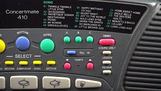 Video thumbnail for RadioShack Concertmate 410 / MEDELI MC-28A Demo Songs by Ian Wang