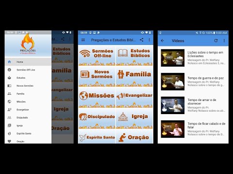 Pregações e Estudos Bíblicos Video