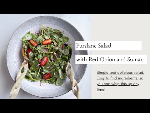 Refreshing Summer Recipe: Mouthwatering Purslane and Tomato Salad