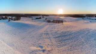 preview picture of video 'Kernavės apylinkės nuo priešgaisrinio bokšto žiemą / Panorama of Kernave'