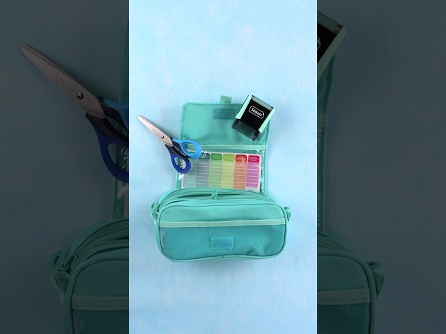 Vídeo relacionado con APLI 18414 - Estuche Multiusos de Silicona Nordik Collection - Verde Turquesa - Estuche Escolar de 185 x 75 x 55 mm