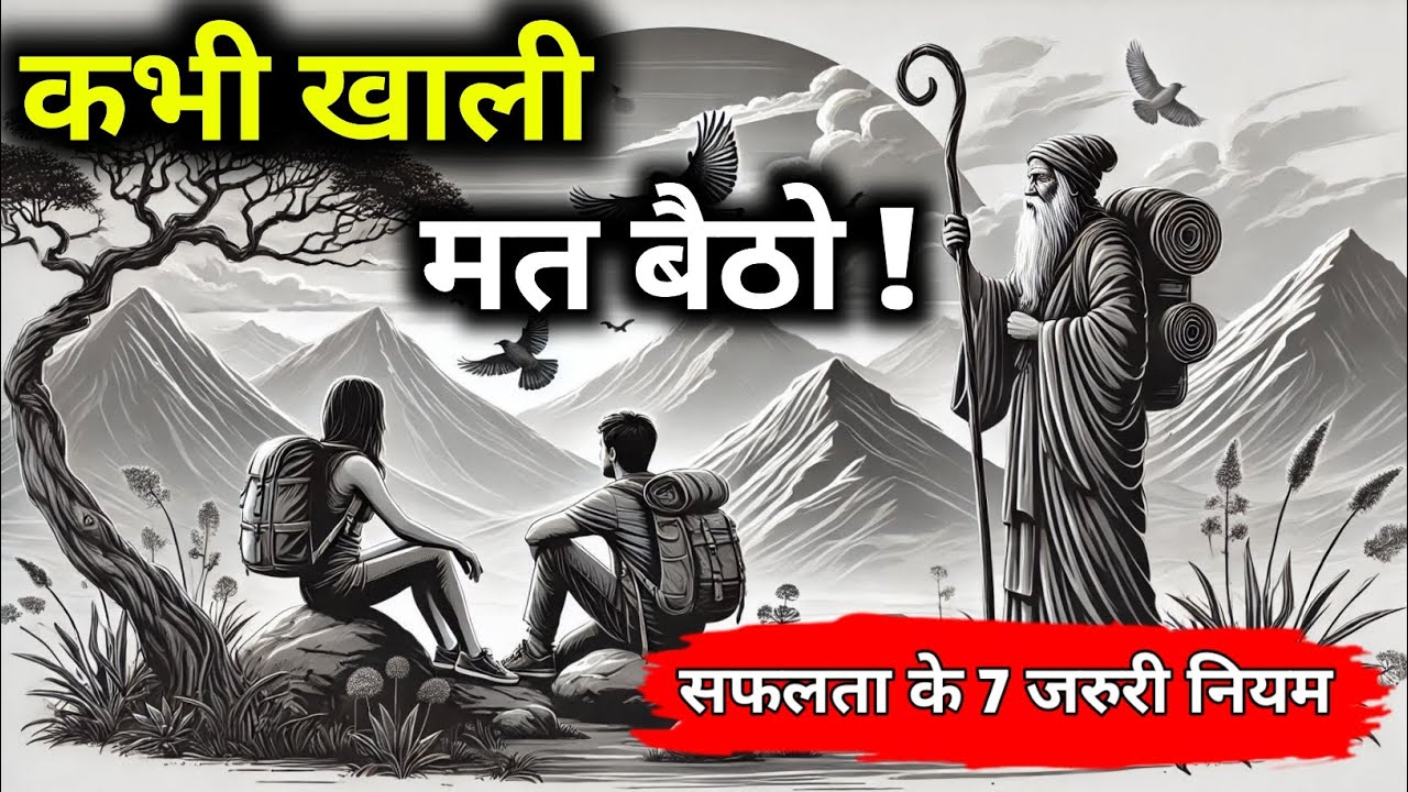 कभी खाली मत बैठो | सफलता के 10 नियम | Buddhist Story On 7 Rule Of Success | self improvement