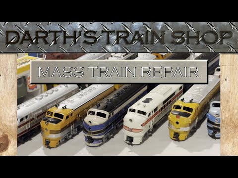 New Series: Darth's Train Shop - Mass Train Repair!!