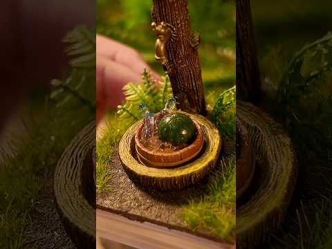 粘土産のスイカをキンキンに冷やす🍉🧊 #ミニチュア #craft #miniature #粘土 #diy #shorts