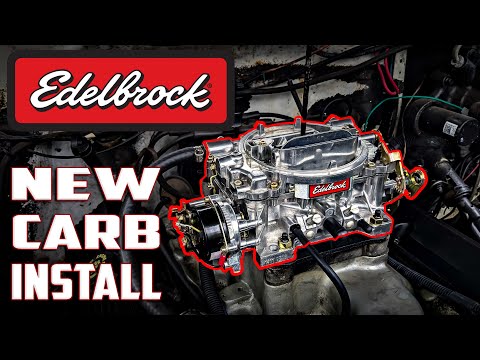 Edelbrock 1411 Carb Install | 454 Big Block | Square Body Chevy Dually