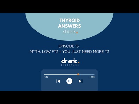 Thyroid Shorts Episode 15:  Myth - Low fT3 Means You Just Need More T3