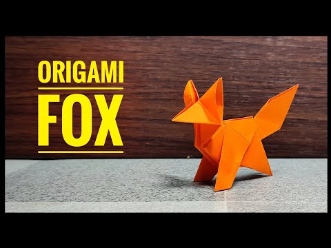 Origami Fox | Origami Animals | Origami tutorial | Paper craft
