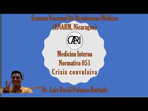 Crisis convulsiva, Normativa 051, MINSA Nicaragua