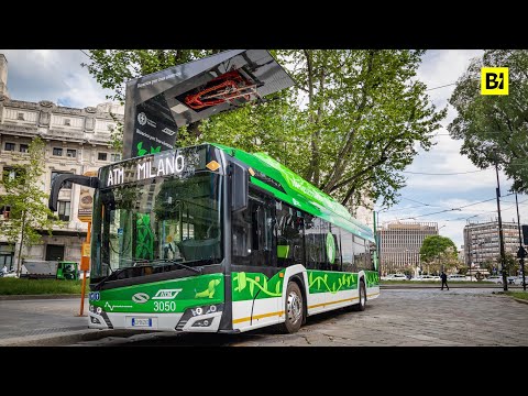 Milano, ecco il "rifornimento elettrico" per gli e-bus