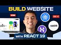 Build A Responsive Multi Page React 19 Website Dynamic Routes Search Filters Axios API Deploy