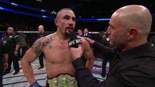 UFC 213: Robert Whittaker &amp; Michael Bisping Exchange Words In The Octagon