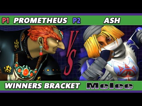 S@X 459 - Prometheus (Ganondorf) Vs. Ash (Sheik) Smash Melee - SSBM