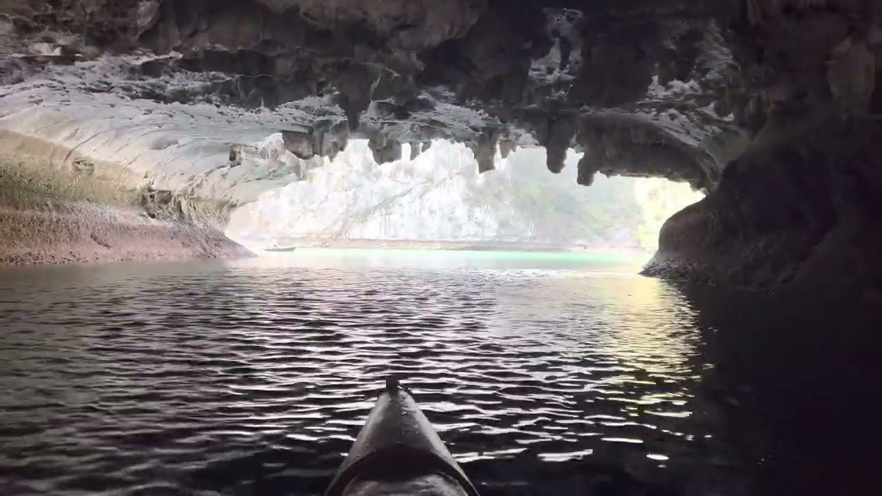 Discover the dramatic interplay of brightness and shadow at the stunning Dark and Bright Cave.