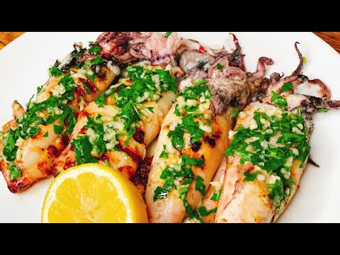 CALAMARES A LA PLANCHA