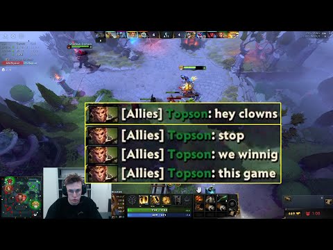 "Holy BASED! TOPSON Chad" -TOPSON had something to say before carrying on his signature MK