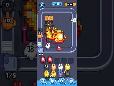 Pixel Flow Level 2601 Walkthrough