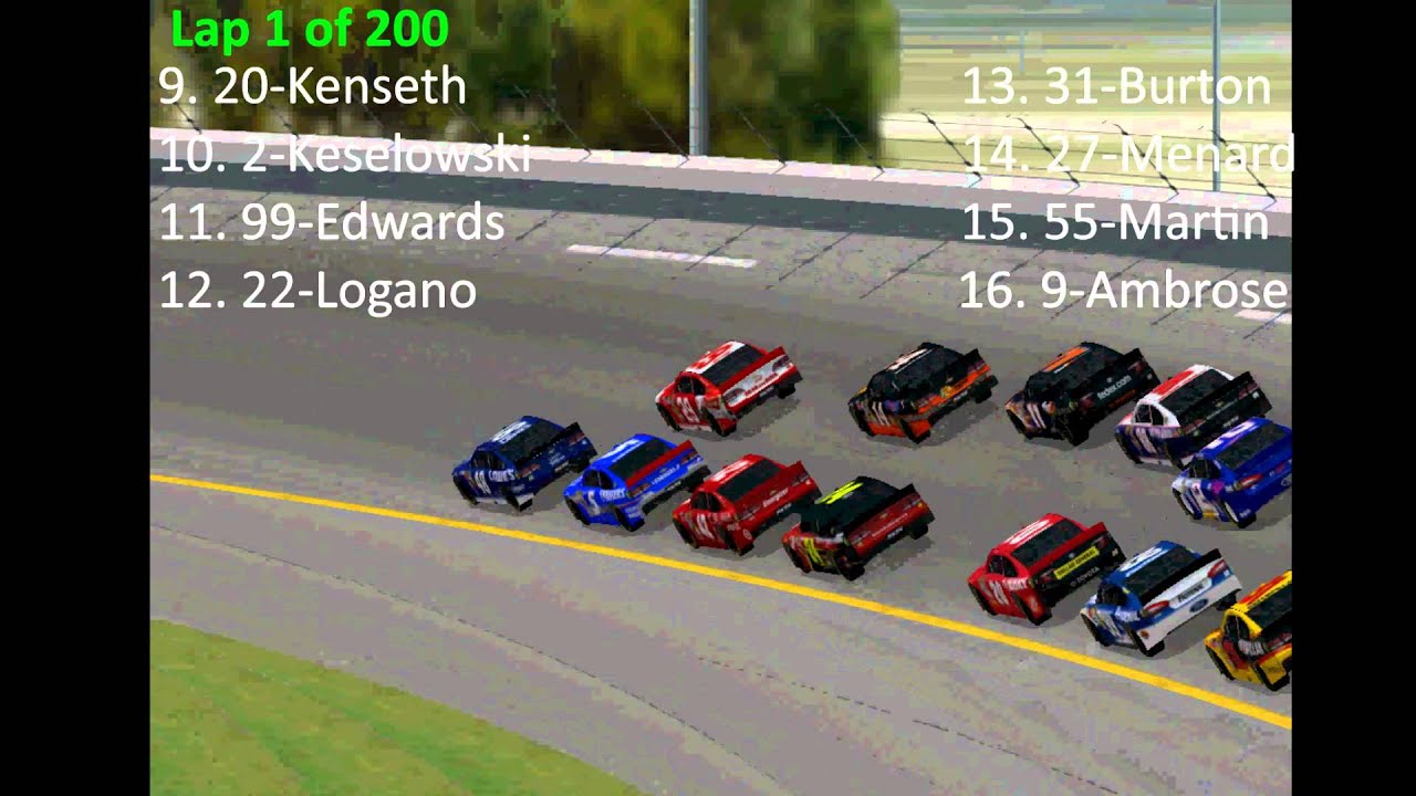 NR2003 scoring overlay test